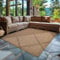 Carpettex In & Outdoor Teppich Wetterfest 240 x 340 cm Braun - Sisal Optik Balkon Teppich Waschbar, Wasserfest und Flachgewebe - Ideal als Teppich für Küche, Terrasse, Garten und Camping
