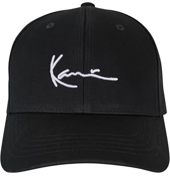 Karl Kani Herren Signature Essential Cap Black, one Size
