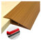 Übergangsprofil Selbstklebend, 100x 7/7.2cm PVC Boden-Leiste, Abschluss Anpassungsprofil, Abdeckleiste Für Fliesen, Holz, Laminat, Höhenausgleich 1.1-1.5cm/1.6-2cm(Yellow Oak,7 * 100cm)