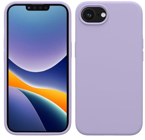 kwmobile Carcasa Compatible con Apple iPhone 16e Funda - Case TPU y Silicona antigolpes - Apto Carga inalámbrica - Lila