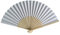 ZUWIJEQ 1x Handfächer, Weiß Handfächer, Fächer Weiß, Faltbare Fächer, Weiß Faltbar Papierfächer, Handfächer Fan Orientalischer Fan für Tanz Party, Hochzeit Geschenke, DIY Dekoration, Haus Dekorationen