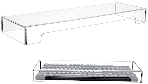 Veemoon Acrylic Keyboard Dust Cover Keyboard Protector Case Water-resistant and Dust