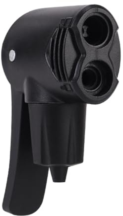 TAZIZI Fahrrad-Doppelkopf-Luftpumpen-Adapter, Ventile, Fahrradreifenschlauchpumpen, Adapter, Reifenventile, Adapter, Luftpumpen-Aufsätze