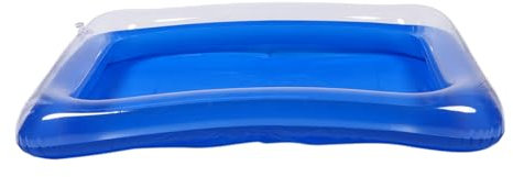 Toddmomy Aufblasbarer Sandkasten Für Junge Mädchen Sandkasten Aufblasbar Mit Tablett Aus PVC-Material Einfach Zu Reinigen Und Zusammenklappbar Für Spiel Und Lagerung