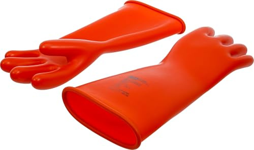 BGS 35891 | Elektriker-Schutzhandschuhe | Größe 10 (XL) | mit Naturlatex Schutzisolierung | Klasse 1 | DIN ISO: EN/IEC 60903 | Elektriker Elektro VDE Handschuhe