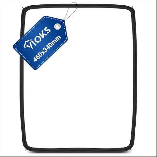 VIOKS Junta de goma para puerta de horno de repuesto para Beko 255440101 | Junta de goma para puerta de horno, 4 ganchos, para horno