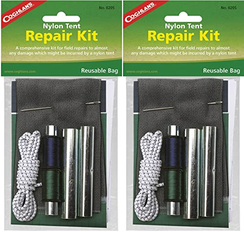 Coghlan's Nylon Tent Repair Kit w/Reusable Bag (2-Pack)