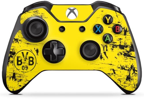 DeinDesign Skin kompatibel mit Microsoft Xbox One Controller Folie Sticker Borussia Dortmund Offizielles Lizenzprodukt BVB