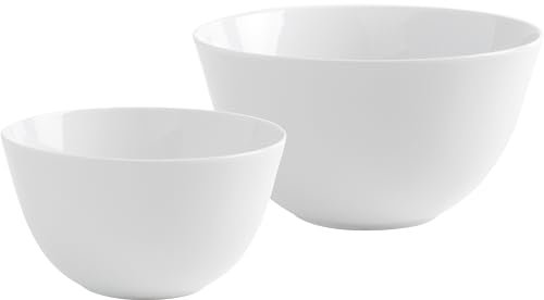 KAHLA 1UB168A9001UC BBQ Schüssel-Set 2tlg. | weißes Schüsselset aus Porzellan