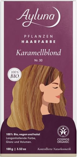 Pflanzenhaarfarbe Karamellblond 6 x 100 gr