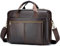 SPAHER Laptoptasche 14 Zoll Aktentasche Herren Business Tasche Arbeitstasche Herren Echtleder Tasche Herren Umhängetasche Schultertasche Messenger Bag Männer Geschenk für Männer