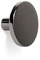 Gedotec Möbelknopf Antik | Schrank-Knopf Nickel schwarz gebürstet | COMO | Metall Türknopf rund | Schubladen-Knopf Ø 41 mm | Kommoden-Knopf Küchen-Schränke | 4 Stück - Möbel-Knauf mit Schrauben