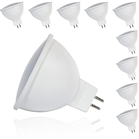 Light Galaxy...10x LED gu5.3 led Warmweiss MR16 Strahler 12v 550lm 3000k 7w (Nicht Dimmbar)