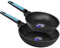 Cecotec Set de Sartenes Polka Platinum 20-24 Bucket Set Thunder. Diámetro 20-24 cm, Aluminio Forjado, Revestimiento Antiadherente Teflon, Apta para Lavavajillas y Todo tipo de Cocinas, Libre PFOA