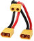 RIIEYOCA XT60 Parallel Batterieanschluss Adapter Dual Extension XT60 Y Splitter 1-Buchse auf 2-Stecker 14AWG Kabel für RC Modus Hubschrauber Quadcopter
