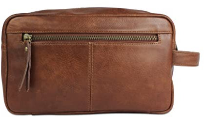 Vintage Child Trousse de toilette homme Stanley cognac