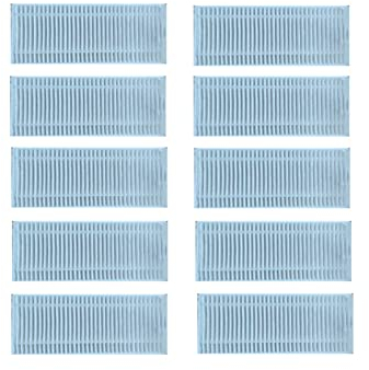 SUPENG Filtro HEPA for Robot Aspirador Compatible con Lefant F1, repuestos for Aspirador robótico, Accesorios, Filtro de Repuesto (Color : 10pcs)