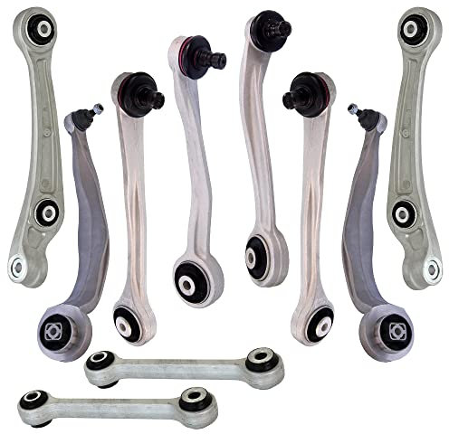 ATEC Germany 2x Querlenker vorne unten, 2x Querlenker hinten unten, 2x Querlenker vorne oben, 2x Querlenker hinten oben, 2x Koppelstange Kompatibel mit A udi A4 B8 (8K2), A4 B8 Avant (8K5), A5 (8T3),