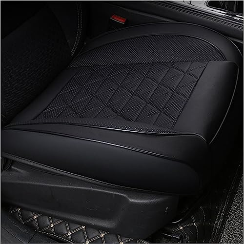 Chifeng 2 Stück Sitzbezüge Wasserdichter PU-Leder Sitzauflage Auto Sitzschoner Universal Kompatibel Für Audi A6 Q3 Q5 Q7