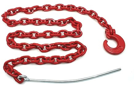 Joma-Tech Chokerkette vierkant 8mm mit Nadel und Schlinghaken in 2,5m