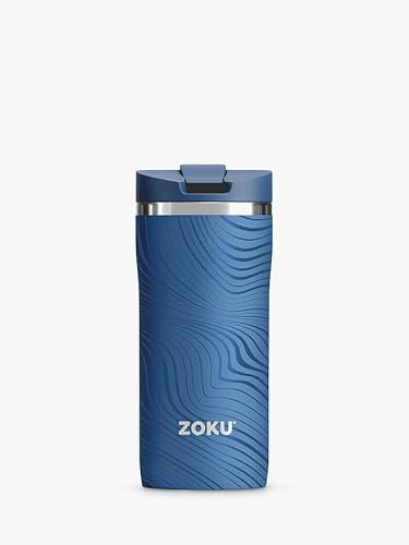 Zoku Reisebecher, 400 ml, gewellt, Blau