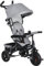 HOMCOM Triciclo para Bebés 6 en 1 Triciclo Evolutivo para Niños de 1-5 Años con Toldo Plegable Mango de Empuje Telescópico Cinturón de Seguridad y Cesto Carga 25 kg 95x50x106 cm Gris