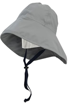 crazy4sailing Südwester Regenhut Herren & Damen Storm – Wasserdichter Segelhut mit Futter & Kinnband – Klassischer Ölzeug Regenhut für Segeln, Angeln & Outdoor – Winddicht & Atmungsaktiv