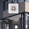 GAOUSD Boîte lumineuse LED Double Face Ronde Panneau lumineux Panneau Publicitaire logo Double Face Enseigne Lumineuse,Idéal pour Restaurants, Hôtels, Cafés, Bars(50x50cm)