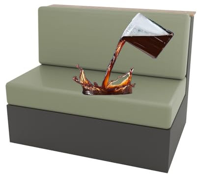 GUYIRT Rv Dinette-Kissenbezüge, Booth Set, wasserdicht, Camper, Leder, Wohnmobil-Sofabezug, Esszimmer-Set, Schonbezüge für Wohnmobil-Möbel (Grün, 1 Stück)