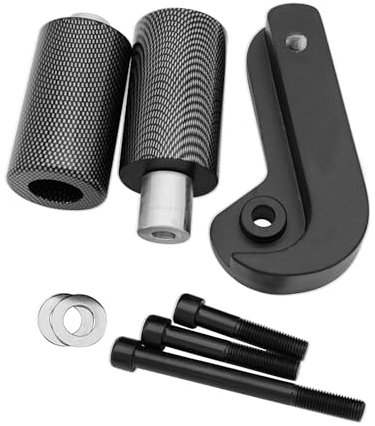 ERMWALR Motorrad Rahmen Sliders Crash Falling Protection Sturzschutz Für Suzuki Für GSX-R 600 750 Für GSXR Für GSXR600 Für GSXR750 K6 K8 2006-2010 Crash Pads Motorrad (Kohlenstoff)