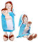 HENGBIRD 12,75 Zoll Jesus Plüschfigur Mit Jungfrau Puppes Maria Religiöses Spielzeug Gefülltes Jesuskind Jungfrau Maria Plüschtier Kinder Geschenke Christliche Taufe Ostern Weihnachten