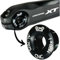 F26 SL M20 x 1 Tuning Fahrrad Kurbelarm Kurbelschraube passend für MTB & Road Hollowtech II Kurbeln I Deore I SLX I XT I XTR I 105 I Ultegra I Dura Ace (Schwarz)
