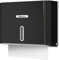 PLUSSEN handtuchspender für papierhandtücher,Spender öffentliche Paper Hand Towel Dispenser Abschließbar ABS papierspender Wand（6007-Schwarz）