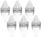 Charnières de Porte de Garage Universelles, 6 Pièces Charnières de Porte de Garage Robustes en Acier Inoxydable à Double Roulement pour le Remplacement de Porte de Garage