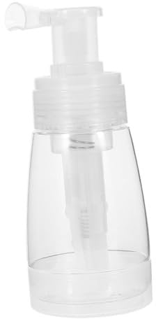 BESTonZON Sprühflasche für Babypuder und Haarfasern 180ml Pet Kunststoff mit Feinem Nebelspray für Reise und Pflege