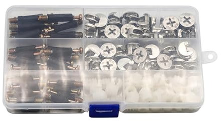 1 Set Schlossschrauben für Möbelverbindungen, Schlossbeschläge, Verbindungsstücke, Befestigungen