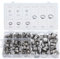 GEPCO 170tlg Schlauchschellen Klemmzange Set Edelstahl 1 Ohr Schellen 5,8-21mm