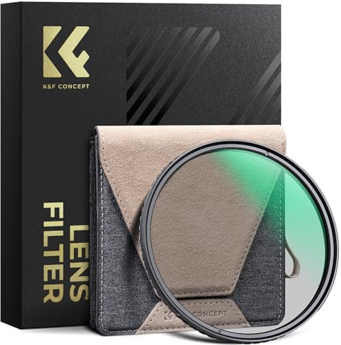 K&F CONCEPT 95mm Polarising Filter, True Color Ultra-HD 0.1% Low Reflection | Circular Polarizing CPL Slim Brass Frame, for Long Telephoto Lenses Wildlife & Sport Photography Nano-X PRO Series FC901
