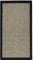 Casa Pura Sisal Teppich Grau für Wohnzimmer, Schlafzimmer, Küche, Esszimmer - Dunkelbraun, Ideal für Katzen, Rutschfest, Waschbar, Kurzflor mit Bordüre, 160 x 230 cm