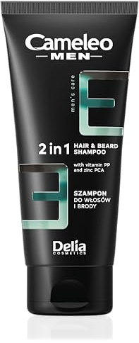 Cameleo For Men - Hair Wash and Shower Gel - 2 in 1 - Clean and Fresh Body & Hair - Soft Skin, Minimises Sweating - Nourished Skin & Scalp - 150 ml