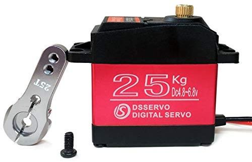 ANNIMOS 25KG Digital Servo Full Metal Gear for 1/8 1/10 1/12 RC Car Crawler Control Angle 270°