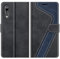 MOBESV Coque pour Huawei P20, Housse en Cuir Magnétique Fonction Stand Étui pour Huawei P20, Élégant Noir