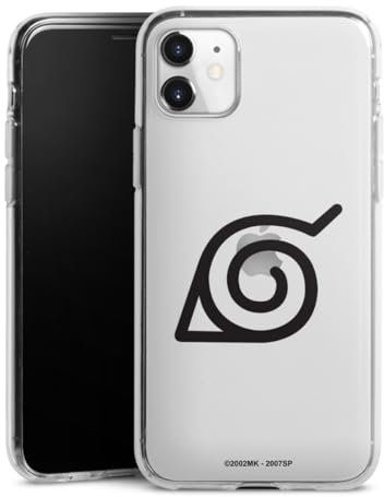 Silikon Hülle kompatibel mit Apple iPhone 11 Case transparent Handyhülle Naruto Shippuden Konoha Shinobi