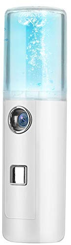 Nano Sprayer, Nano Face Hidratante Hidratante, Mini spray de vapor facial, Rociador de agua, Sprays & MistsHandy Depósito de Agua Facial Rociador 20 ml – USB recargable Power Bank