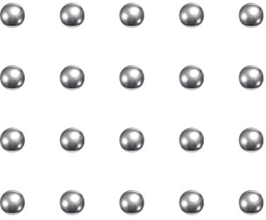 sourcing map 100pcs 5/32 420 Stainless Steel Bearing Balls G100 Precision