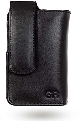 Ricoh Echtleder-Tasche GC-11 [Kompatible Modelle: GR III, GR IIIx] [Hochwertige Echtleder-Tasche für soliden Schutz] [Mit Gürtelschlaufe auf der Rückseite], 30485, Black