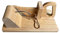 Futchoy Wurstschneidemaschine Holz 8.5 * 16.5 * 10cm Ergonomischer Griff & Scharfe Klinge für Speck Würste Schinken