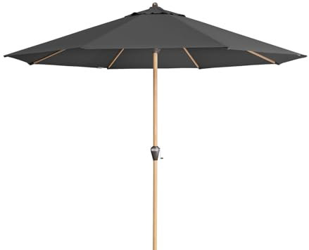 Doppler Kurbelschirm 'Alu-Wood Ultra', Ø 350 cm
