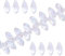 Beebeecraft About 200Pcs Glass Crystal Beads Teardrop 6x13mm AB Color Rainbow Faceted Glass Beads for Suncatcher DIY Beading Projects Jewelry Making Earrings Necklaces Bracelets