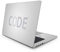Sticker Master Code (Logo Coupé) Autocollant En Vinyle Pour Tout Le Corps Compatible Apple Macbook Pro Mac Air Pour Ordinateur Portable MacBook Pro 15-inch Touch Bar 2016-17 A1707